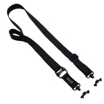 AYIN Tactical 2 Point / 1 Point Sling with M-Lok QD Attachment Points, Quick Adjust Rifle Sling with QD Sling Swivels, Push Button Butt Stock Sling with Rapid Adjust Thumb Loop (Sling and QD Only)
