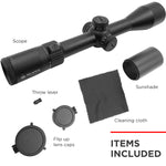 AyinSights Reaper 6-24x50 First Focal Plane Tactical / Hunting Scope with Tactical Turrets, Throw Lever & Flip Caps