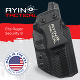 AYIN IWB OWB Right-Handed Holster for Ruger Security 9 with or without Optic